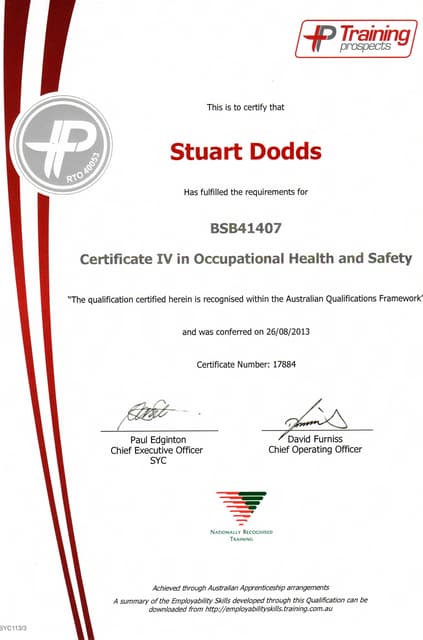 Stuart Dodds presentations
