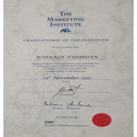 Graduateship Doc | PDF