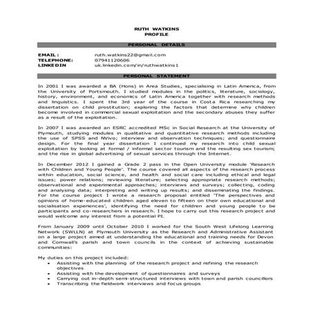 Ruth Watkins Profile