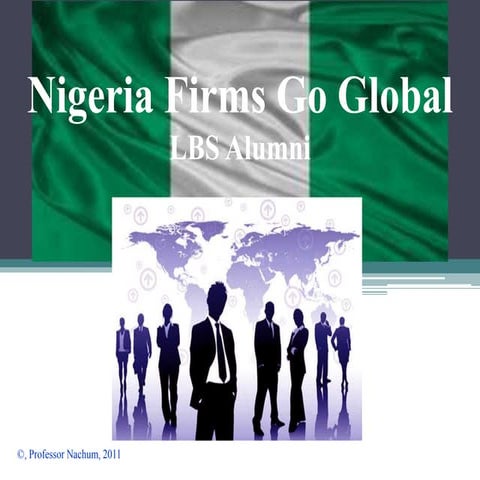 Nigeria firms go global