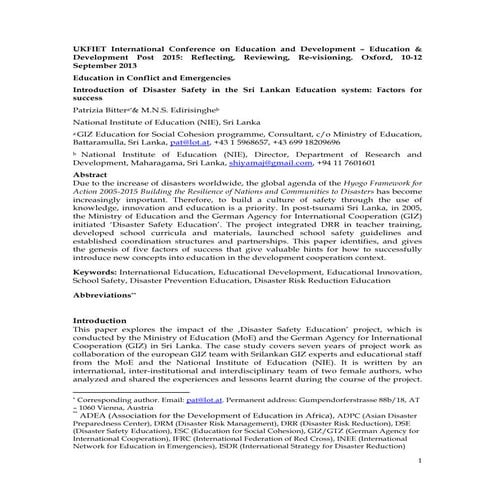 Bitter-Edirisinghe_-Introduction-of-Disaster-Safety-in-the-Sri-Lankan-Educati...