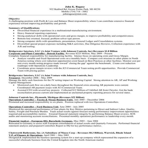 John Raguse - April 2015