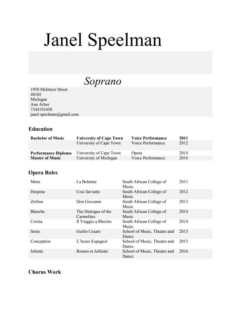Working Resume 2 | PDF