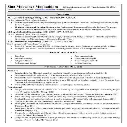 Sina_Mobasher_Moghaddam_CV | PDF