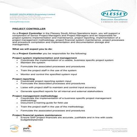 Project controller | PPTX