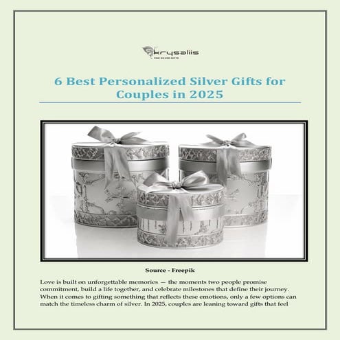 6 Best Personalized Silver Gifts for Couples in 2025.pdf