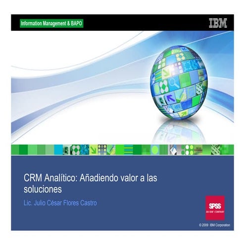 CRM Analítico: añadiendo valor a las soluciones