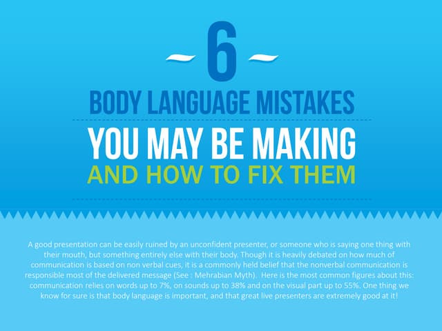 6 Body Language Mistakes You May Be Making