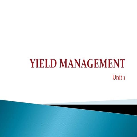 6 bsem yield management
