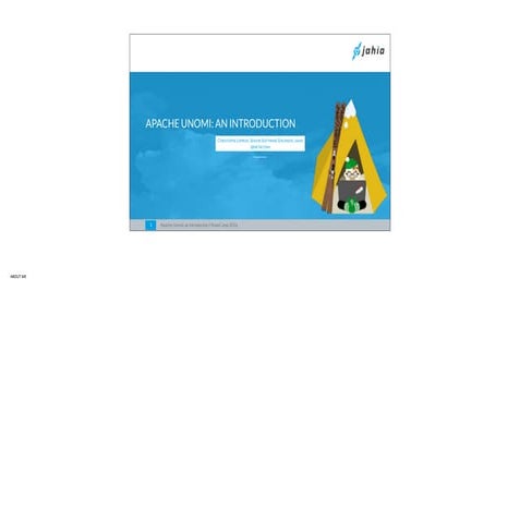 SnowCamp 2016 - Apache Unomi Introduction