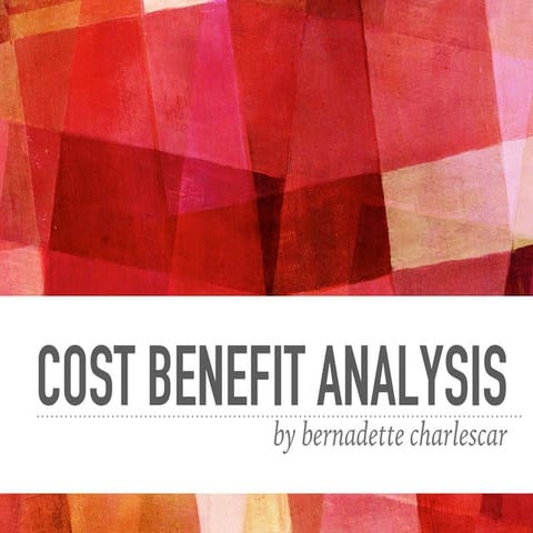 Cost Benefit AnalysisPDF