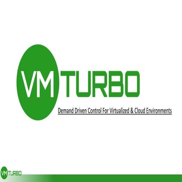 VMTurbo Overview July 2015 v7
