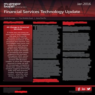 Financial Services Technology Updat...