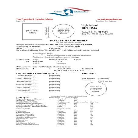 SAIT transcript | DOCX