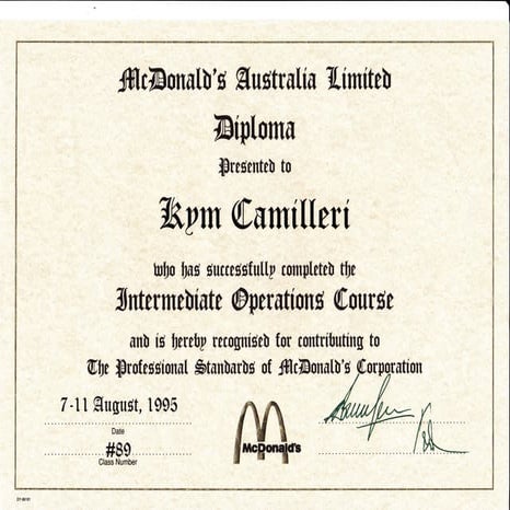 McD IOC 07.11.95