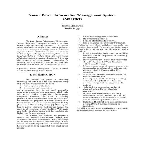 Joseph Staniowski - Design Project