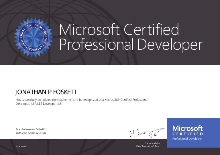 Mcpd Asp Net