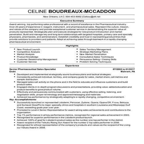 Professional Resume for Celine  Boudreaux-McCaddon (6)