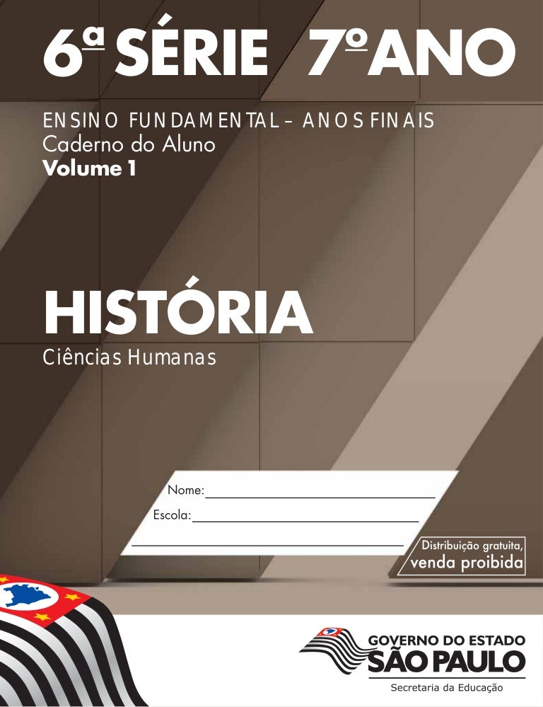 Caderno Do Aluno Historia Volume 1 6 Ano
