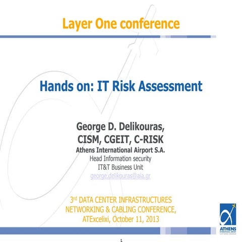 Hands on IT risk assessment