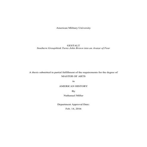 Miller Thesis - Gestalt