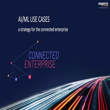 A walk through the AI Use Cases in the Connected Enterprise