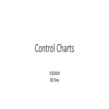 6 control charts