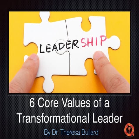6 Core Values of a Transformational Leader