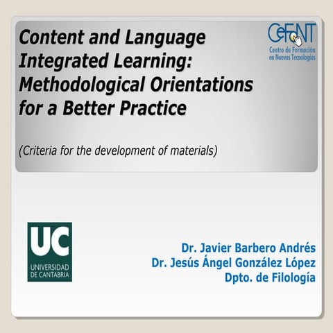 6 criteria developing clil materials