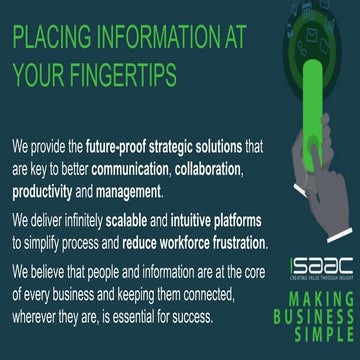 ISAAC Corporate Presentation