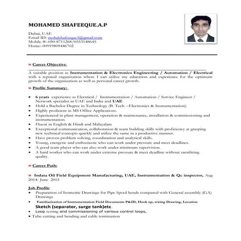 Shafeeque CV (1)