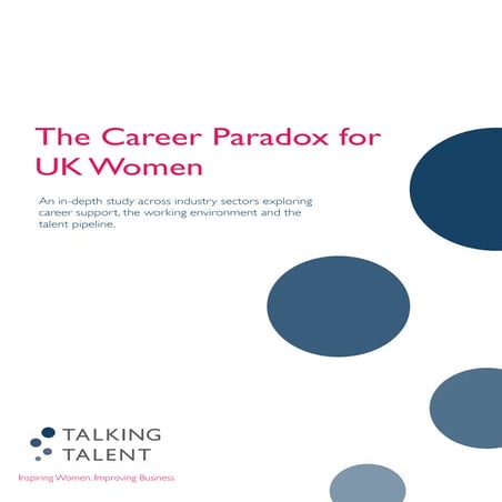 The career Paradox for UK women (sectors) FINAL