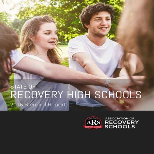 2016 State of Recovery Schools Report JUST RELEASED