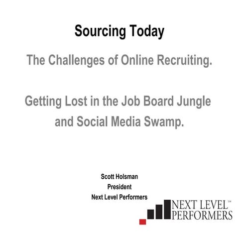 Sourcing In Today's Environment August 2016