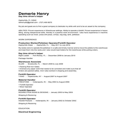 Jose Resume | DOCX