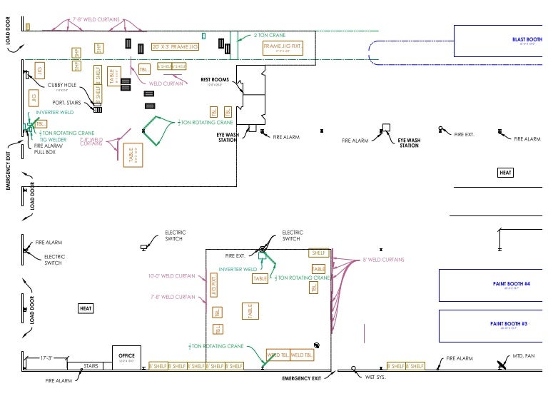 2014 PLANT LAYOUT WELDING AREA