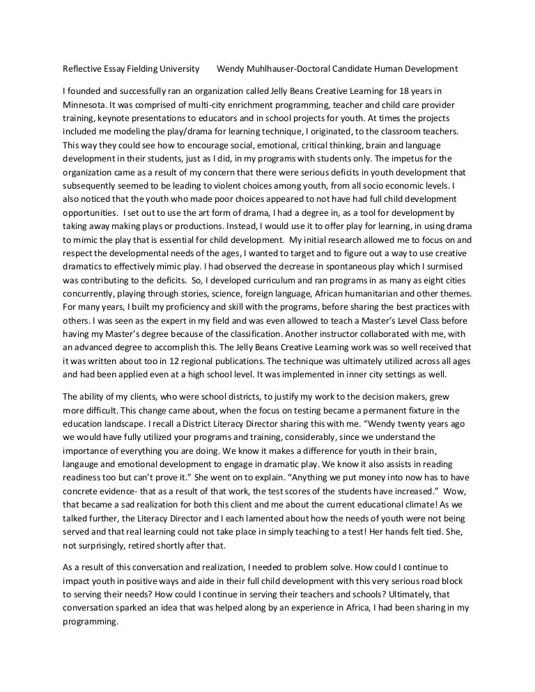How To Write A Reflective Essay For University - MyHomeworkWriters university reflective essay