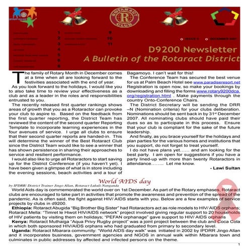 6december 07 bulletin