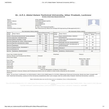 b.tech final year | PDF