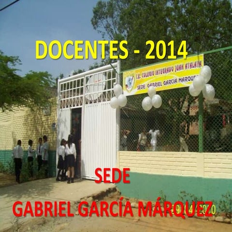 DOCENTES SEDE GABRIEL GARCÍA MÁRQUEZ