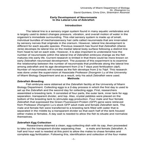 RelationshipofZebrafishNeuromastbetween2dpfand7dpf