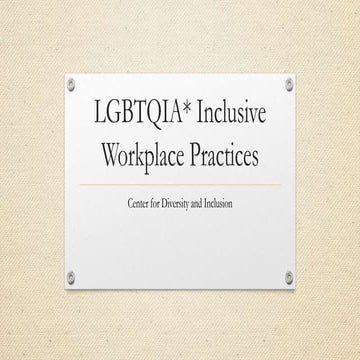 long version LGBTQIA Inclusive Practices