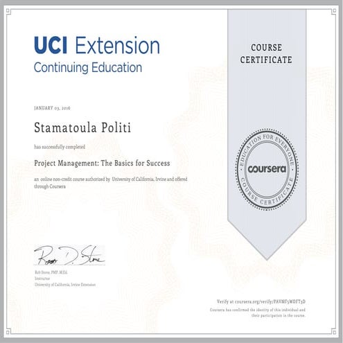 Project Management The Basics for Success | PDF