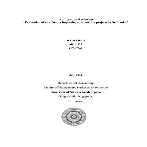 Literature Review - Final