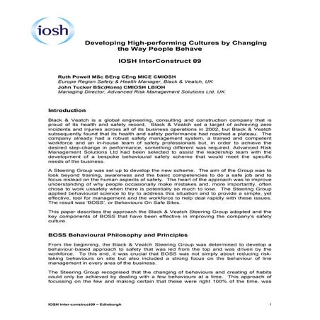 Interconstruct 09 B&V_Paper