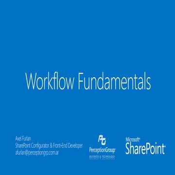 PG- Workflows