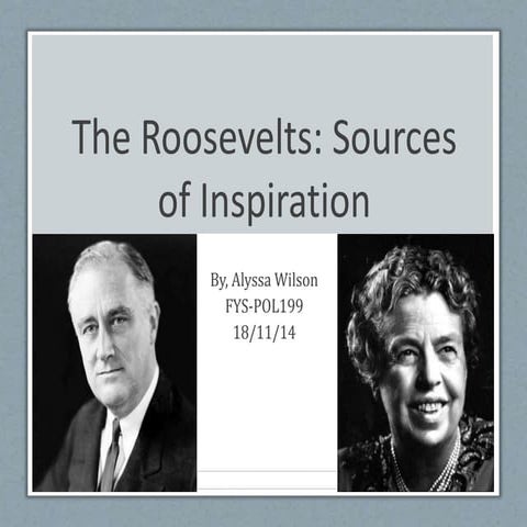 Roosevelts Presentation 1
