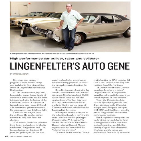 DAC News Lingenfelter Dec 2015