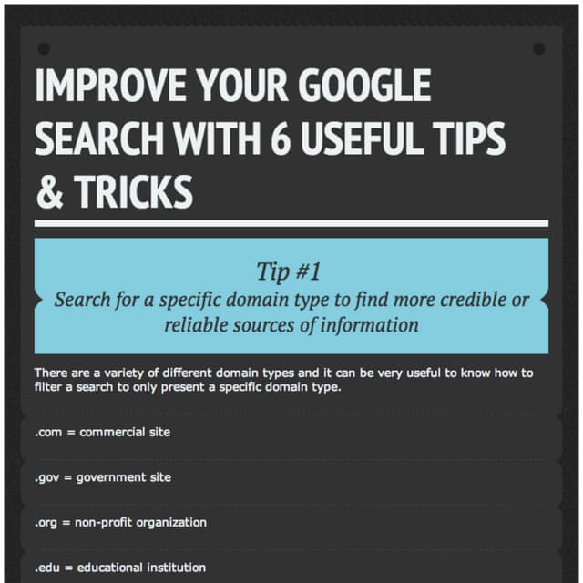 6 Easy Ways to Improve Your Google Search   (www.newliteraciesforanewworld.com)