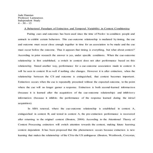 Independent Study Paper